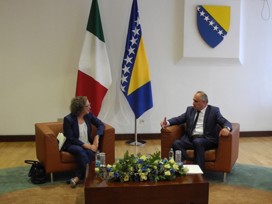 Посланик у Представничком дому Предраг Кожул разговарао са делегацијом Парламента Италије